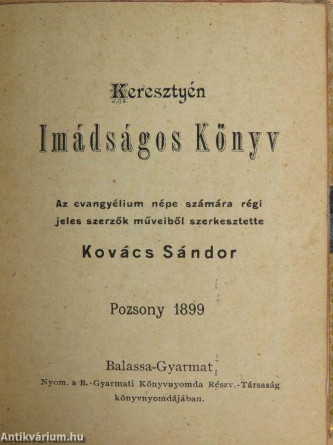 Keresztyén imádságos könyv