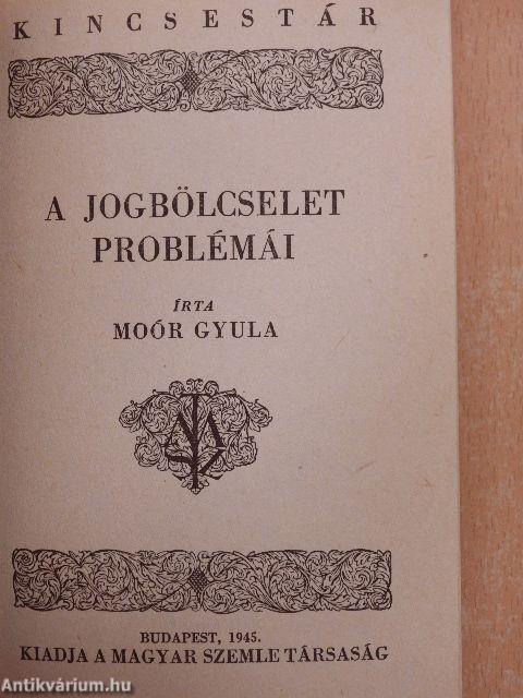 A jogbölcselet problémái