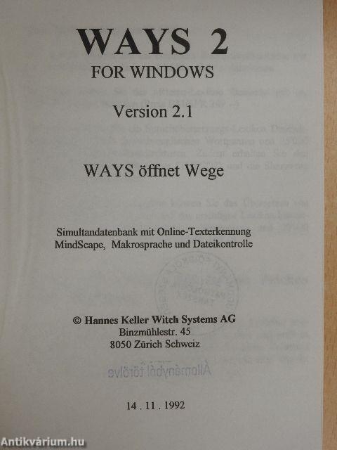Ways 2 for Windows