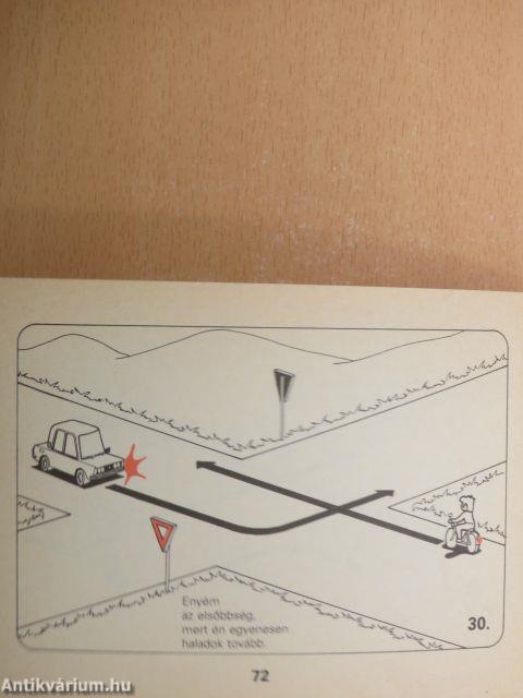 Kresz-tesztkönyv kerékpárosoknak