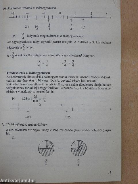 Természettudományi összefoglaló