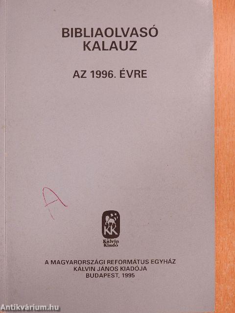 Bibliaolvasó kalauz az 1996. évre