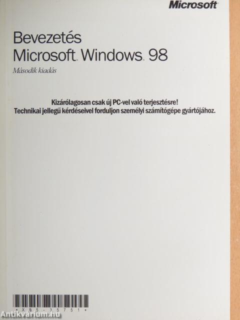 Bevezetés - Microsoft Windows 98