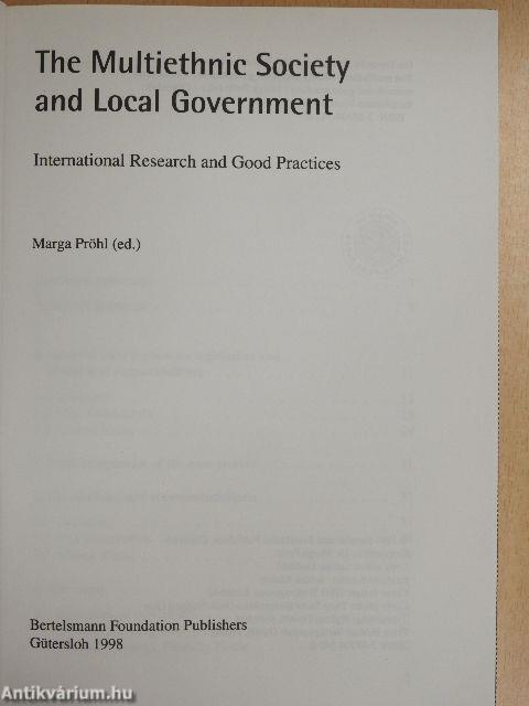 The Multiethnic Society and Local Government