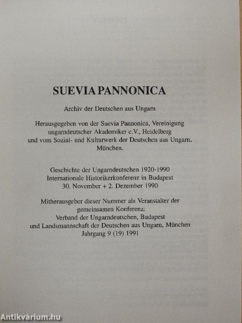 Suevia Pannonica Jahrgang 9 (19) 1991