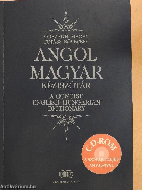 Angol-magyar kéziszótár 