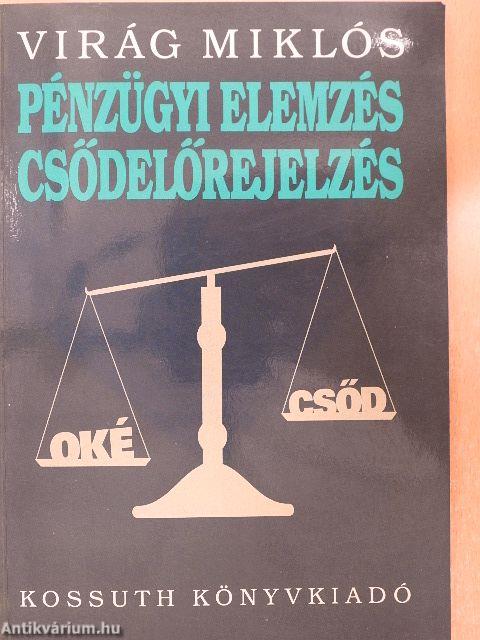 Pénzügyi elemzés - csődelőrejelzés