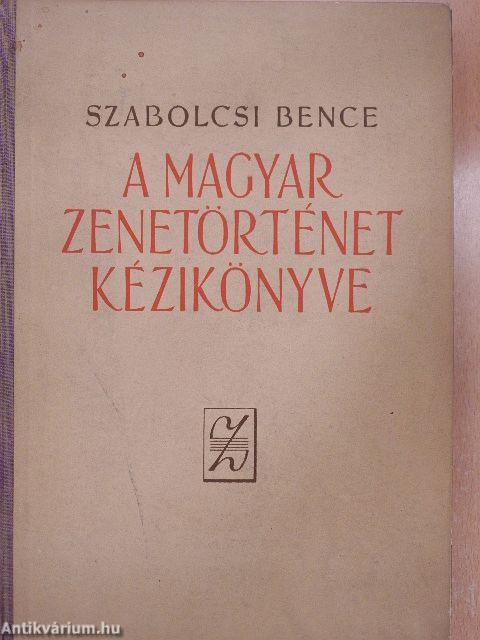 A magyar zenetörténet kézikönyve