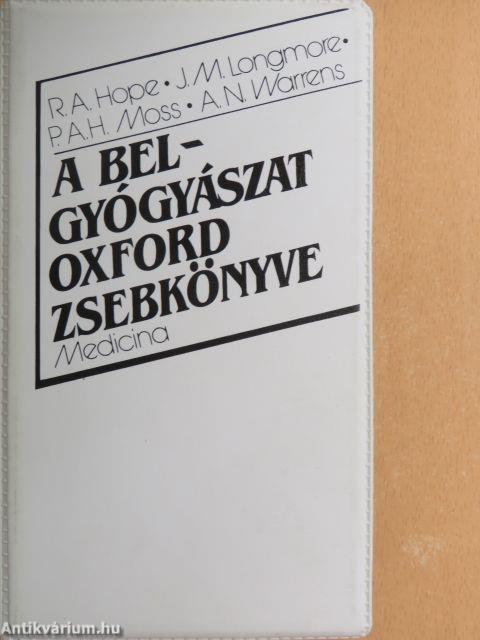 A belgyógyászat oxford zsebkönyve