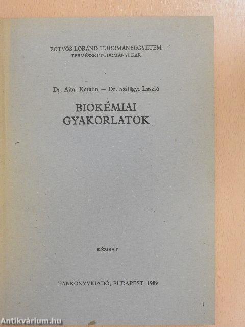 Biokémiai gyakorlatok