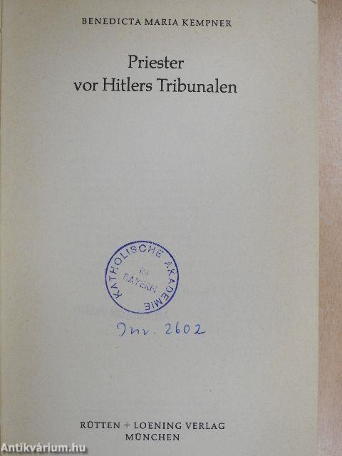 Priester vor Hitlers Tribunalen