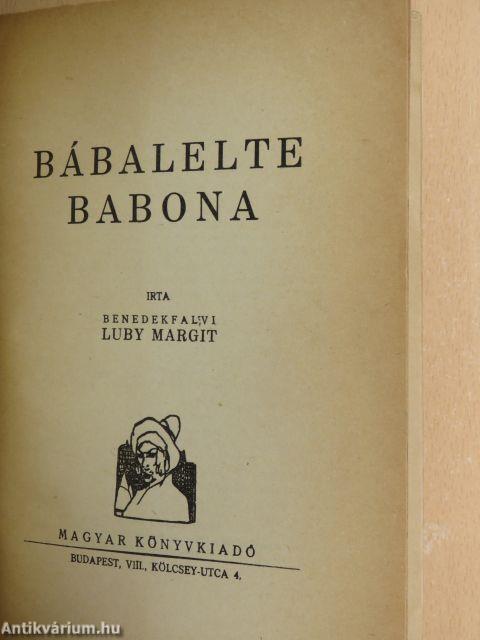 Bábalelte babona