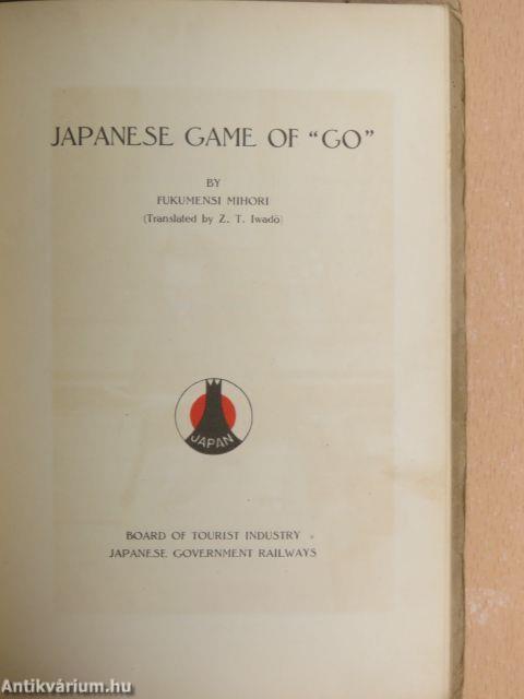 Japanese game of "Go"