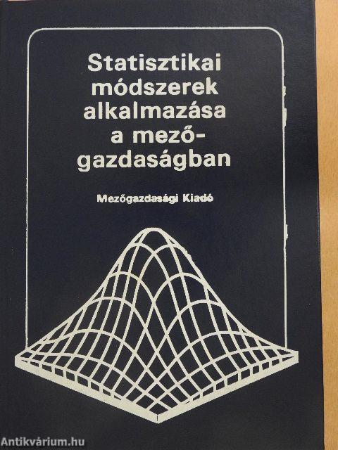 Statisztikai módszerek alkalmazása a mezőgazdaságban