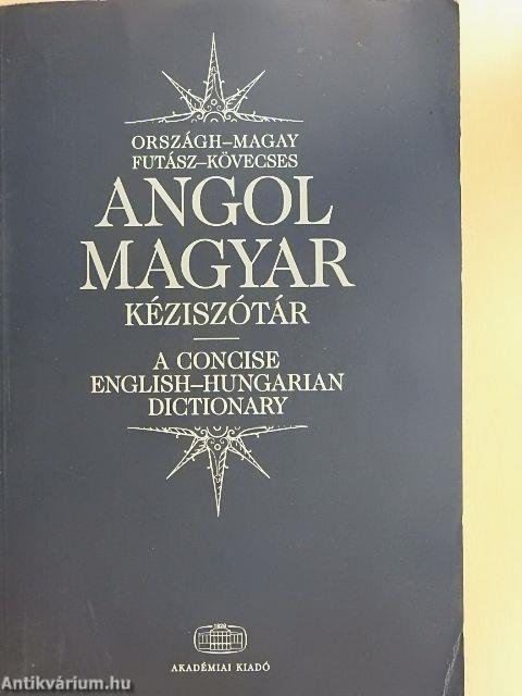 Angol-magyar kéziszótár