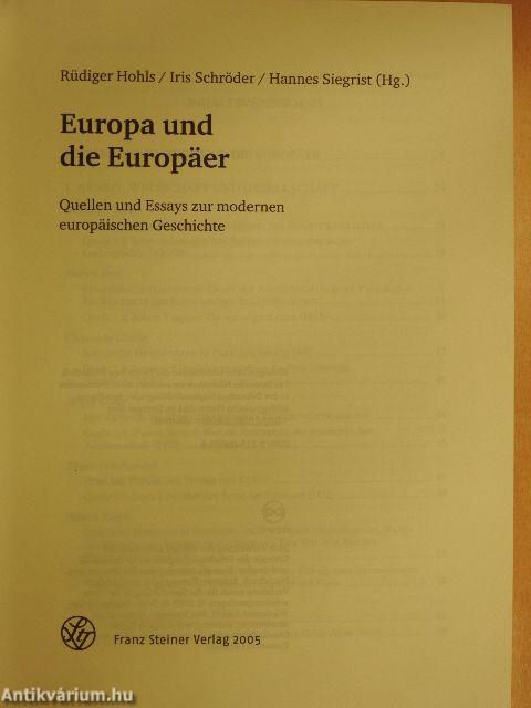 Europa und die Europäer