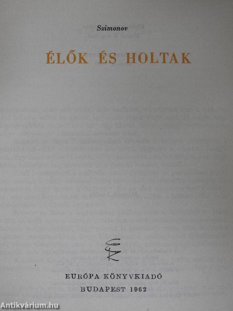 Élők és holtak