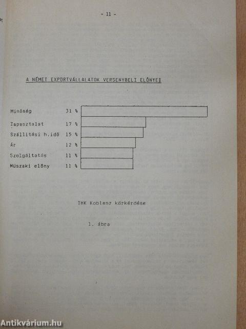 Az ipar felkészülési feladatai az Európai Közösség (EK) 1992. évi integrált piacával való együttműködésre