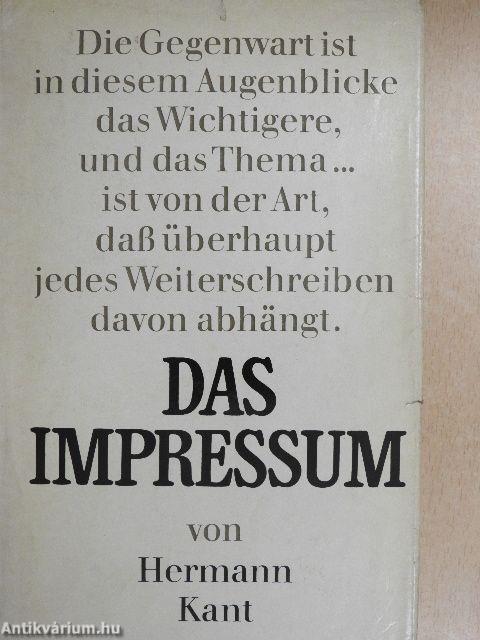Das Impressum