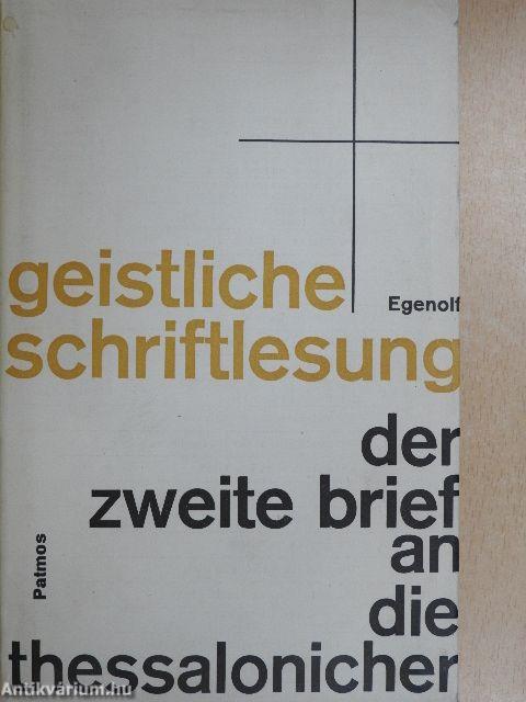 Der Zweite Brief an die Thessalonicher