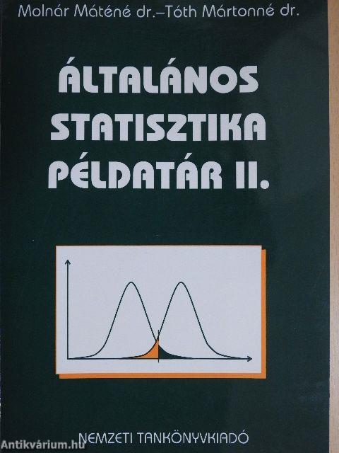 Általános statisztika példatár II.