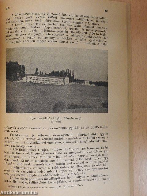 Üdülők és sportszállók tervezése-építése