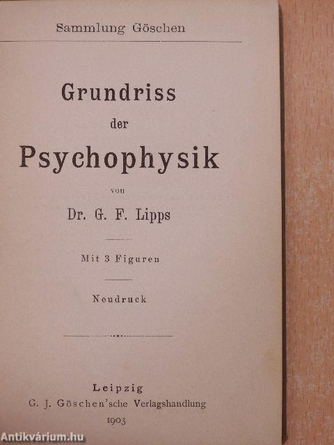 Grundriss der Psychophysik