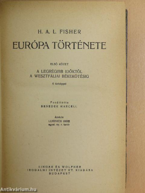 Európa története I-II.