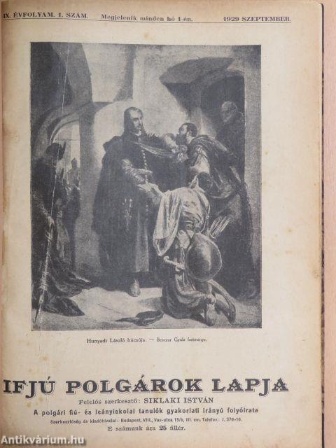 Ifjú Polgárok Lapja 1929-1931. szeptember-június