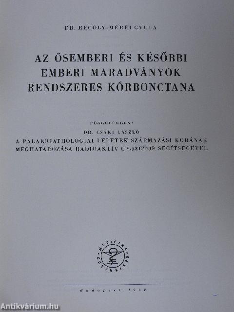 Palaeopathologia II.