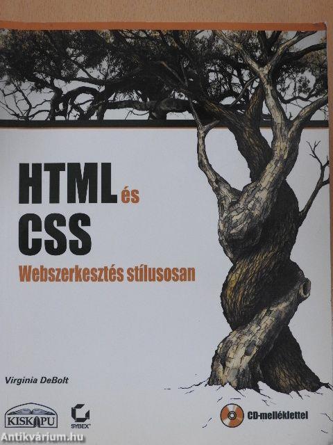 HTML és CSS - CD-vel