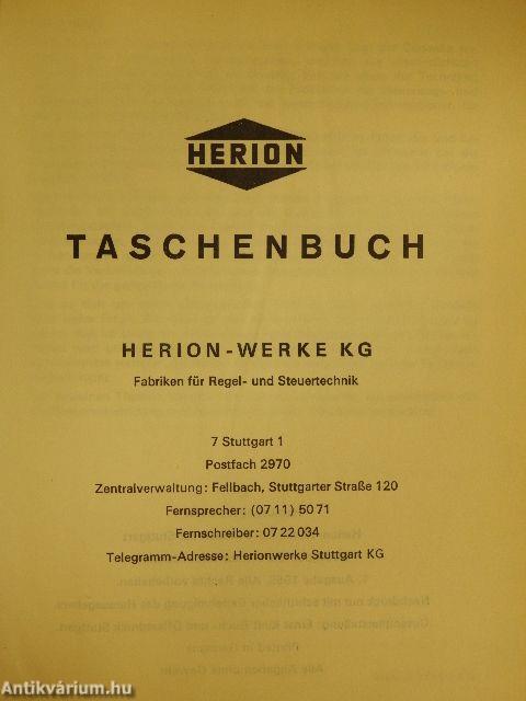 Herion Taschenbuch - Fabriken für Regel- und Steuertechnik