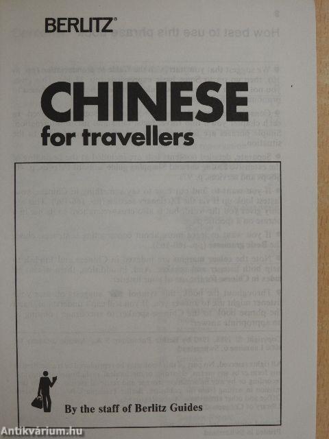 Chinese for travellers