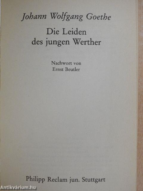 Die Leiden des jungen Werther