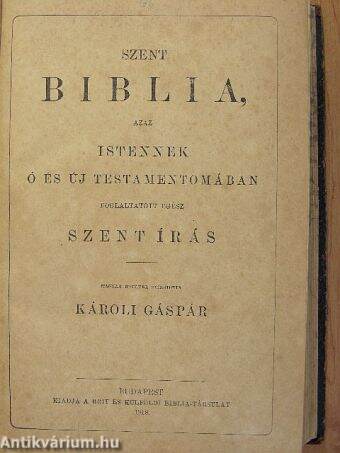 Szent Biblia