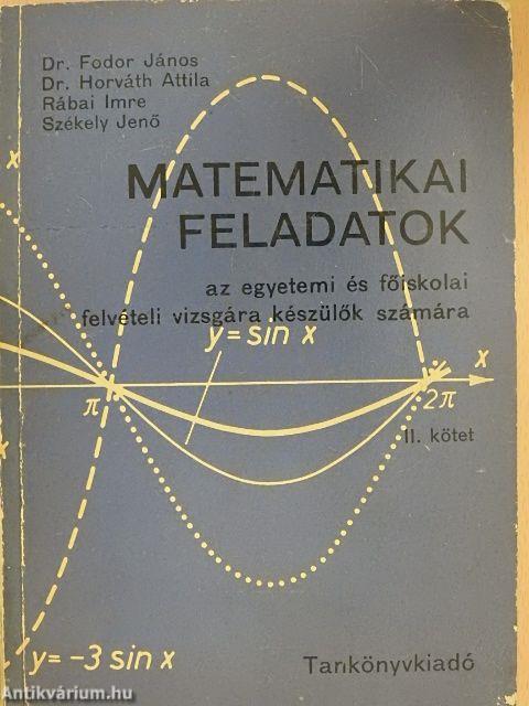 Matematikai feladatok I-II.