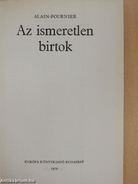 Az ismeretlen birtok