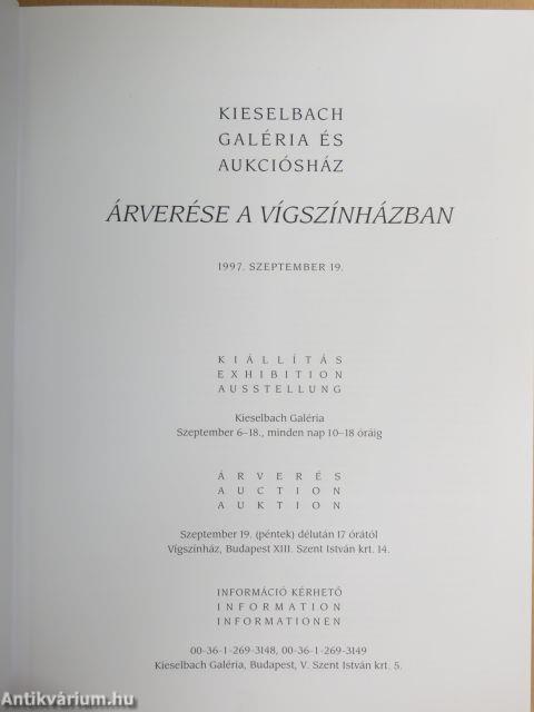 Kieselbach Galéria és Aukciósház - Őszi Képaukció 1997