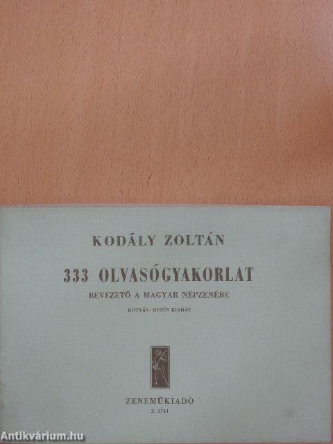 333 olvasógyakorlat