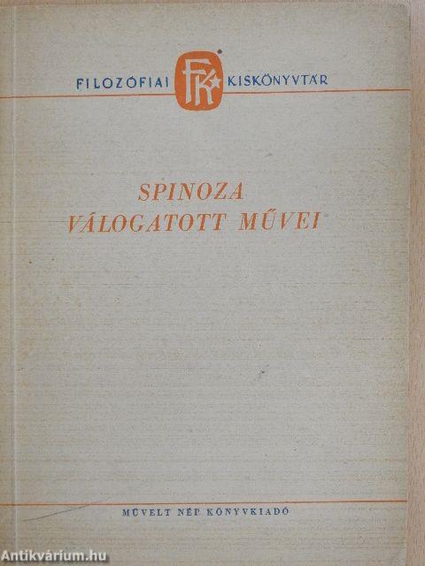 Spinoza válogatott művei