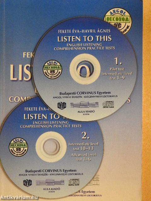 Listen to this - English Listening Comprehension Practice Tests - CD-vel