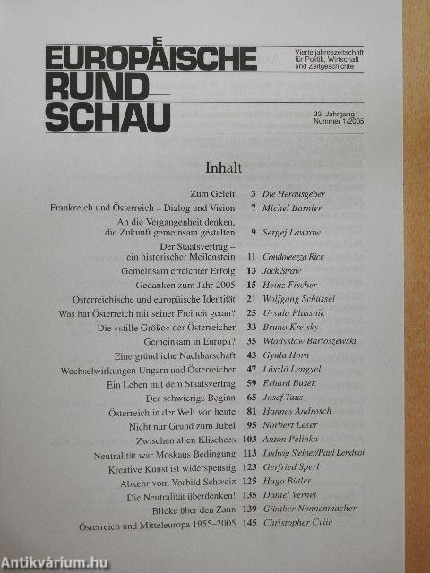 Europäische Rundschau 2005/1 Sondernummer