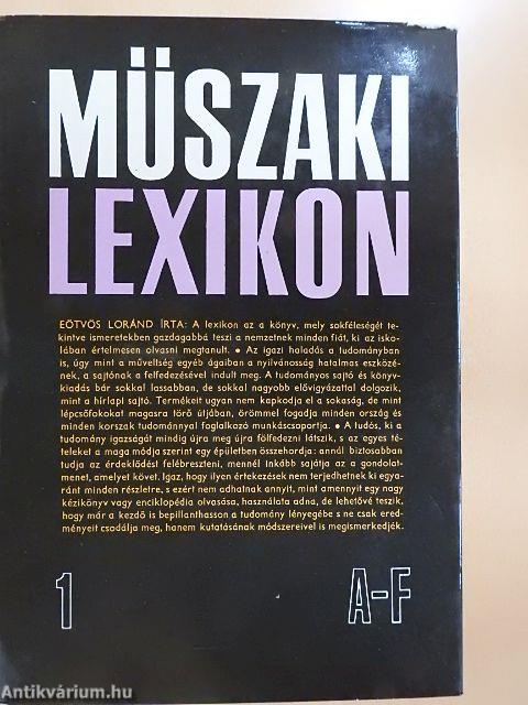 Műszaki lexikon 1.