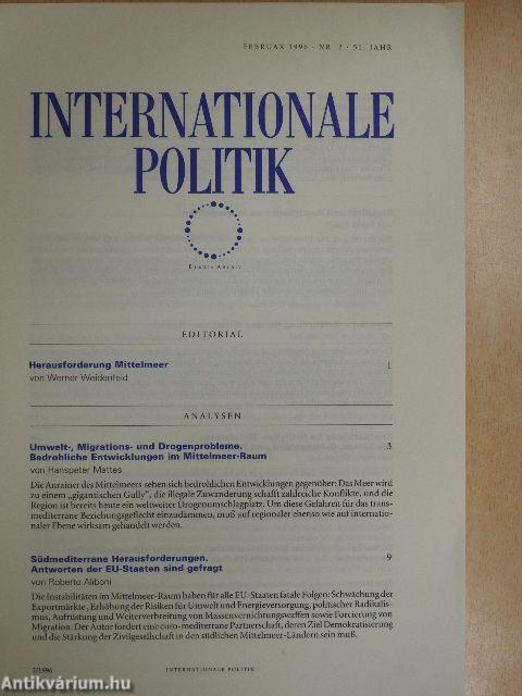 Internationale Politik Februar 1996