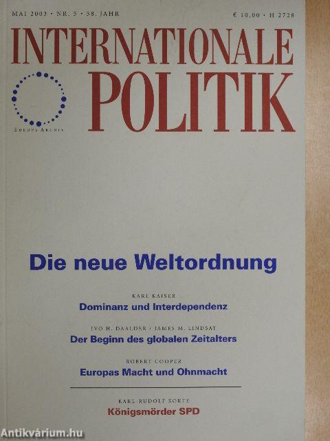 Internationale Politik Mai 2003