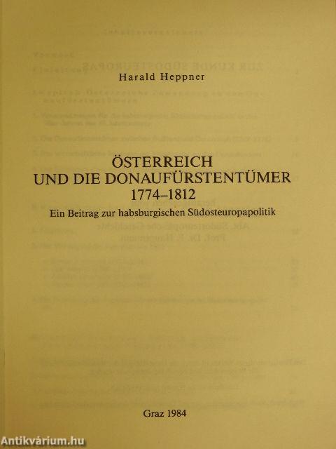 Österreich und die Donaufürstentümer 1774-1812