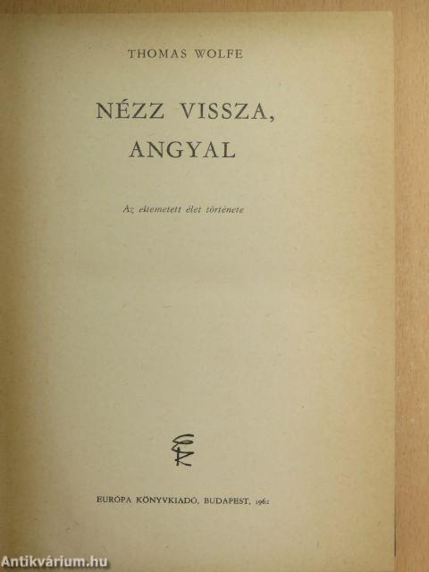 Nézz vissza, angyal