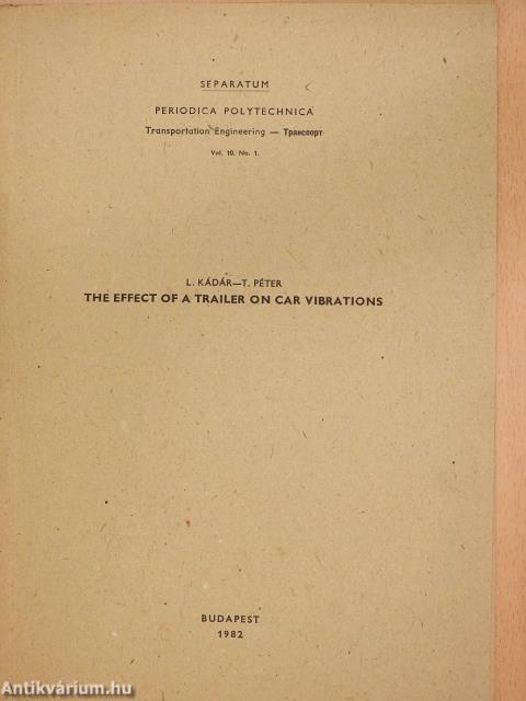 The effect of a trailer in car vibrations (dedikált példány)