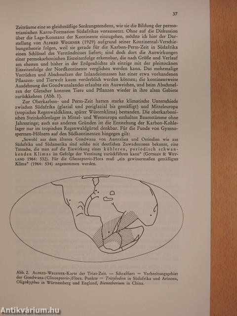 Klima und Wirbeltier-Entfaltung in Südafrika während Perm und Trias (dedikált példány)