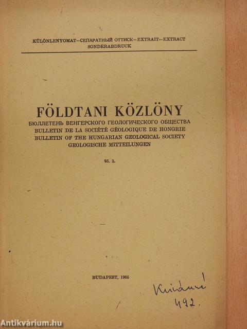 A "Cáki Konglomerátum" kőzettani vizsgálata (dedikált példány)